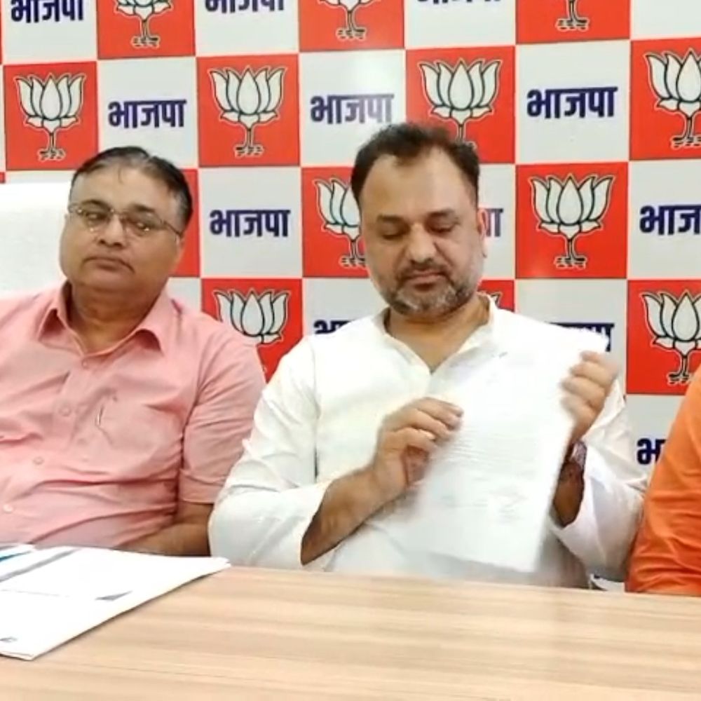 नूंह में ग्रीवेंस कमेटी की बैठक के बाद सियासत तेज:BJP नेता ने विधायक मामन पर लगाए आरोप, बोले-मुद्दों से ध्यान भटकाने की हुई कोशिश