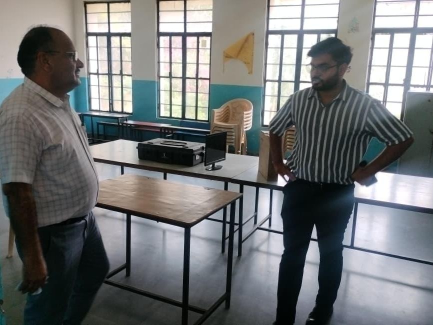 HTET Exam Mahendragarh | SDM Inspects Security, Shops To Remain Closed