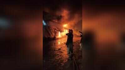 Delhi Fire Services Contain Major Factory Blaze in Chandan Hola | Delhi News