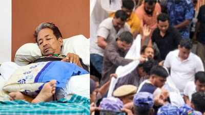 Delhi Police shifted Sonam Wangchuk to hospital as health worsens during hunger strike | Delhi News