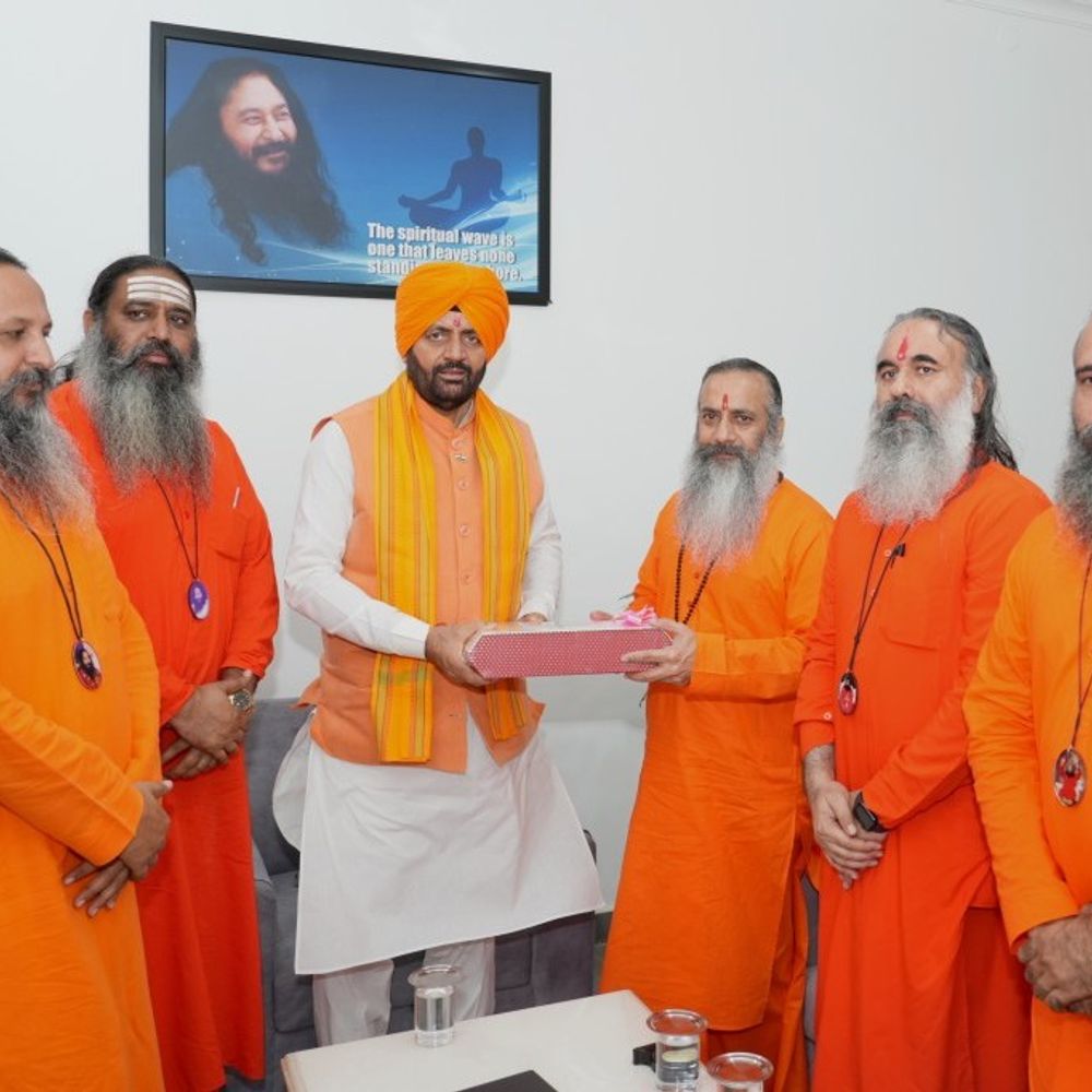 हरियाणा CM नायब सैनी पहुंचे नूरमहल आश्रम:आशुतोष महाराज संस्थान के कार्यों की ली जानकारी, गौशाला और जैविक खेती के प्रोजेक्ट देखे