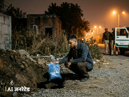 हिसार में प्रेमिका का गर्भपात करवा भ्रूण फेंका:ऋषि नगर श्मशान घाट रोड पर पुलिस ने दबोचा; 6-7 साल से रिलेशनशिप में थे