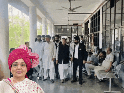 मानहानि केस में MP रेखा शर्मा को कोर्ट से झटका:स्पेशल कोर्ट ने केस ट्रांसफर की अर्जी खारिज; MLA चंद्रमोहन ने दायर की मानहानि शिकायत