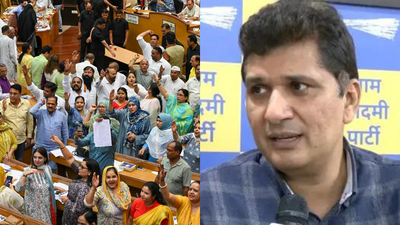 AAP suspends 3 MCD councillors over cross-voting as BJP tightens grip on Delhi civic body | Delhi News