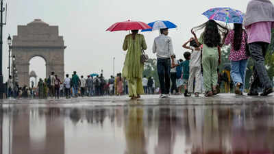 Delhi-NCR gets much-needed rain after sweltering heat; IMD issues yellow alert | Delhi News