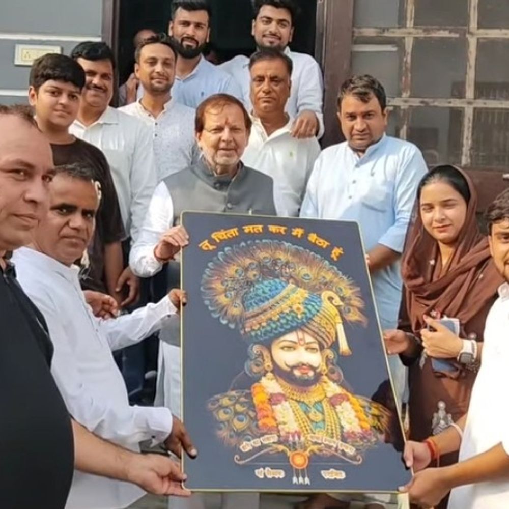 रोहतक में खाटू श्याम की सवामणी में पहुंचे मंत्री अरविंद:प्रदेश की खुशहाली की कामना की, बाबा श्याम को त्याग-पराक्रम और भक्ति का प्रतीक बताया