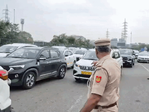 Delhi-Gurugram Border Security Tightened | Cockroach Party Protest Update