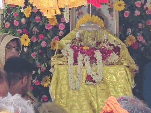 ढोल-नगाड़ों के साथ निकाली भगवान जगन्नाथ की सवारी:रेवाड़ी-धारूहेड़ा में निकाली झांकी; श्रद्धालुओं ने जगह-जगह लगाईं छबील