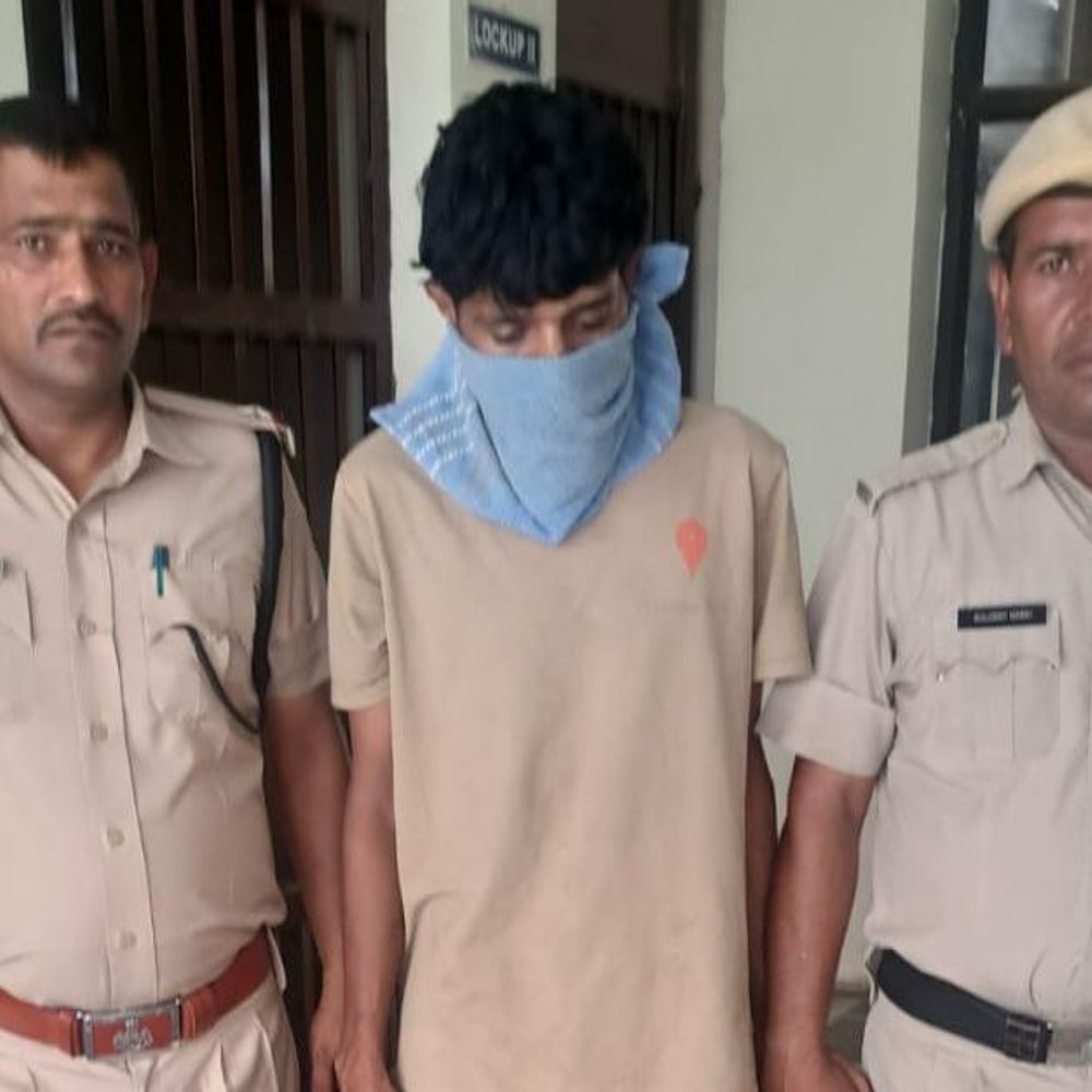 भिवानी में पिता का हत्यारा बेटा गिरफ्तार:हरिराम मर्डर केस; बर्फ तोड़ने वाले सूए से किया था जानलेवा हमला