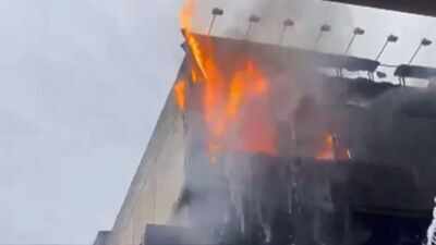 Fire breaks out in basement of Delhi building; no casualties reported | Delhi News