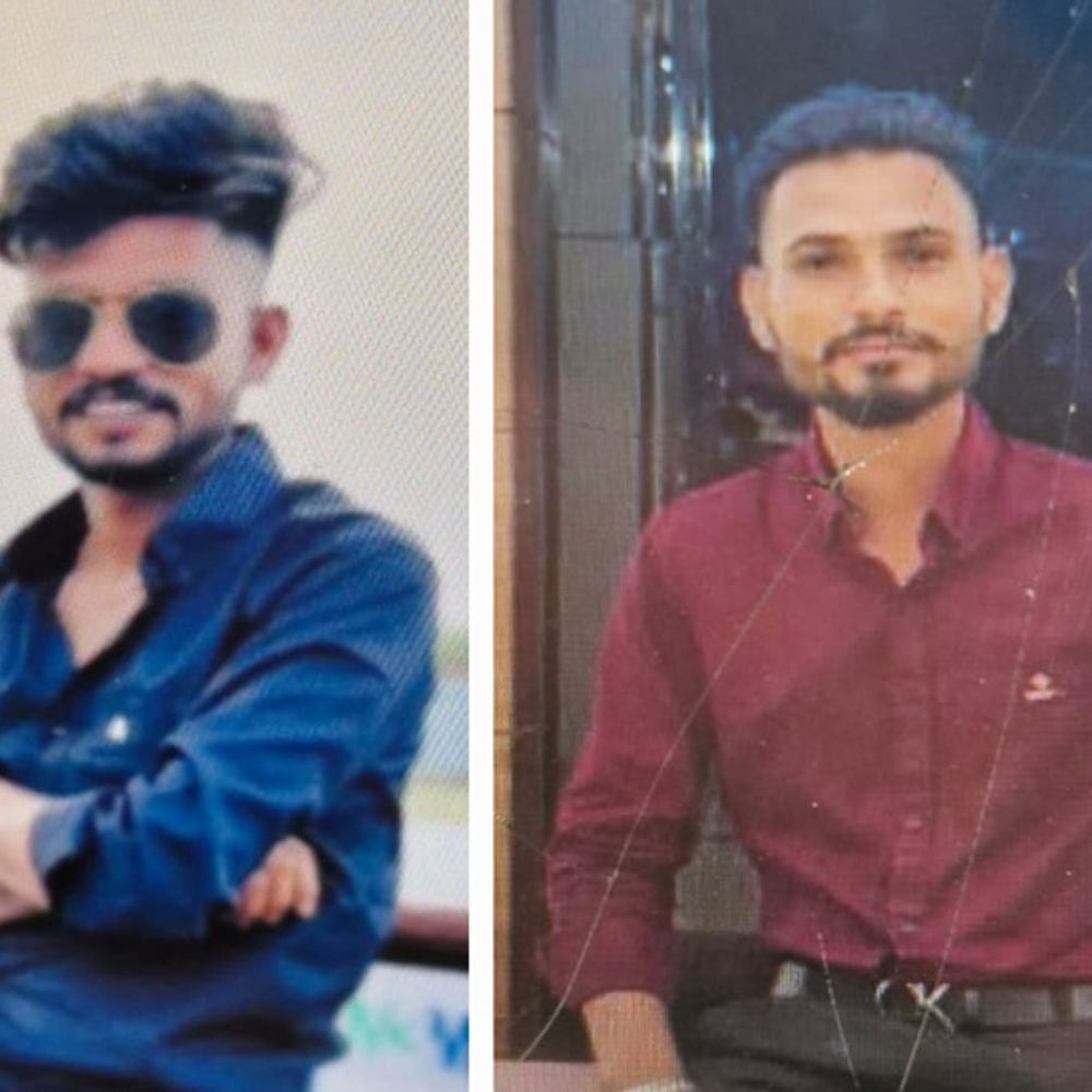 करनाल में तेज रफ्तार ट्रक का कहर:बाइक के पास खड़े दो युवकों को कुचला, मौके पर मौत,हादसे के बाद चालक फरार