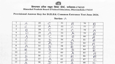 HPBOSE DElEd CET answer key 2026 released at hpbose.org: Direct link to download, objection details here
