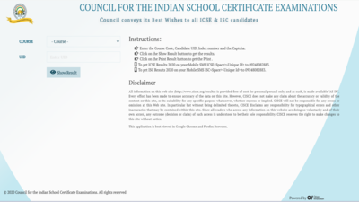 ICSE Class 10 Improvement result 2026 released at ciseresults.org: Direct link to download scorecards here
