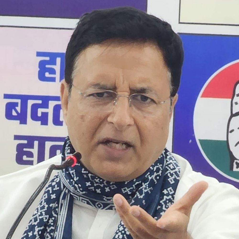 कैथल में सुरजेवाला का सरकार पर निशाना:सरकार को बताया घोटालों और भ्रष्टाचार की पर्याय, ट्विटर पर पोस्ट की