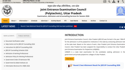 JEECUP 2026 Round 2 seat allotment result released at jeecup.admissions.nic.in: Direct link to download scorecards