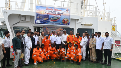 India-bound oil tanker hit by shrapnel near Hormuz reaches Odisha port safely | India News
