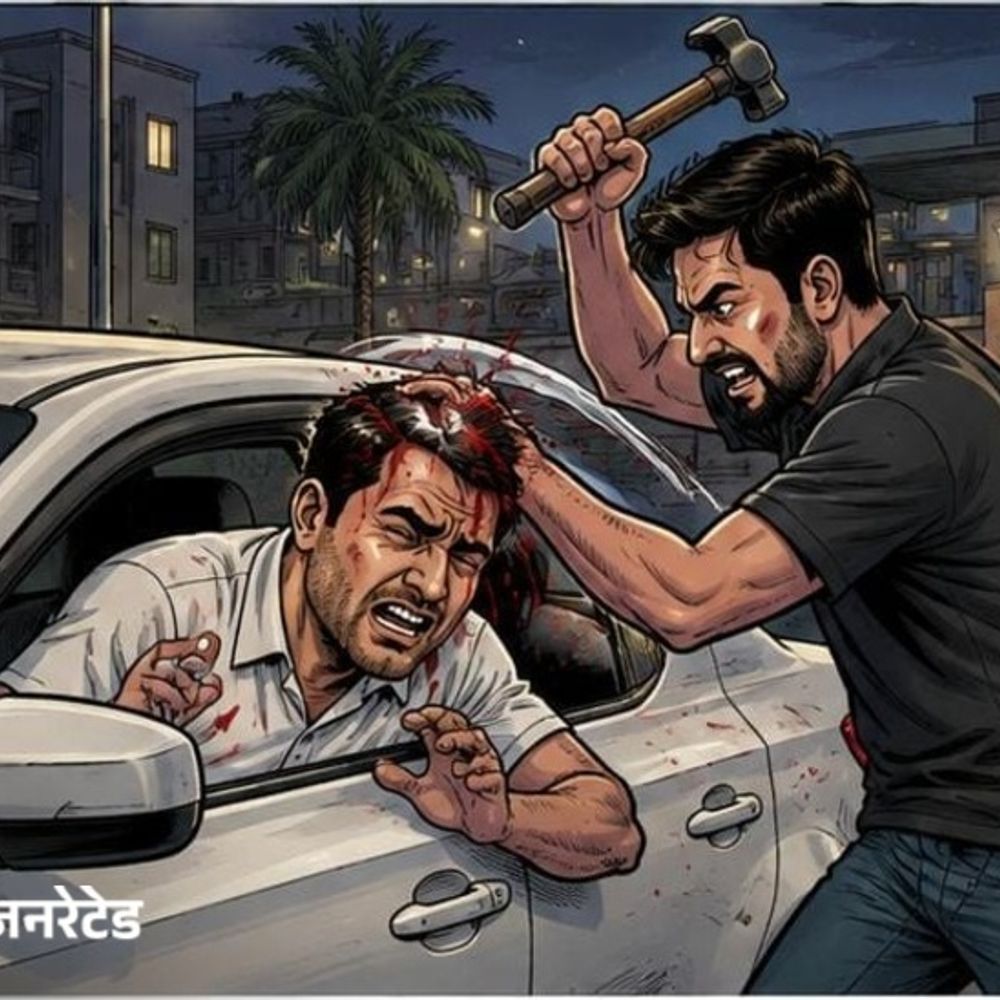 जीरकपुर में प्रॉपर्टी डीलर पर हथौड़े-धारदार हथियार से हमला:मां को धक्का दिया, बहन से अभद्रता; तीन पर केस दर्ज