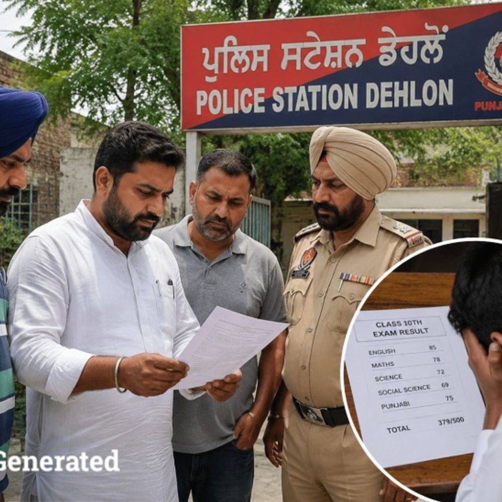 लुधियाना में 10वीं के अंकों को लेकर विवाद:समझौते के लिए पहुंचे पिता-पुत्र से मारपीट; चेन झपटने का लगाया आरोप
