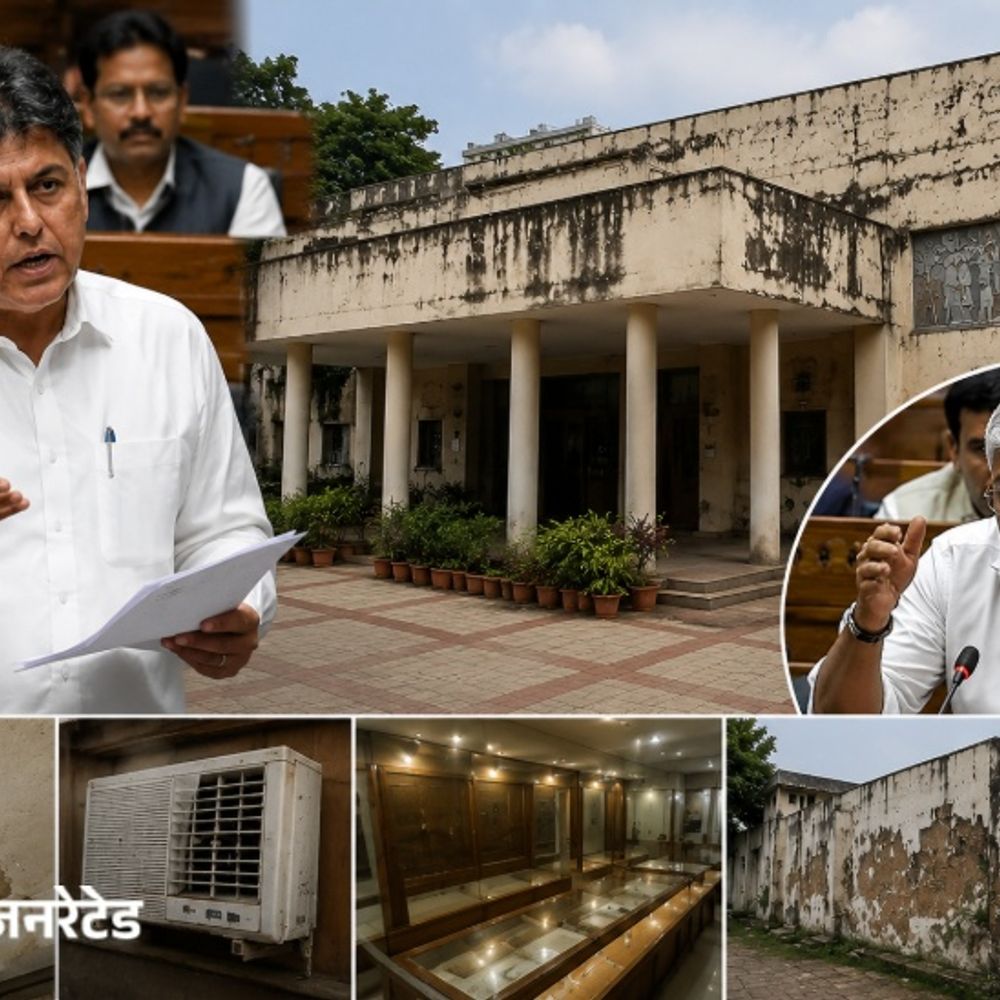 चंडीगढ़ संग्रहालय की बदहाली का मुद्दा संसद में उठा:केंद्र ने मानी खस्ताहाल स्थिति, ₹30.33 करोड़ की DPR पर मंत्रालय में विचार