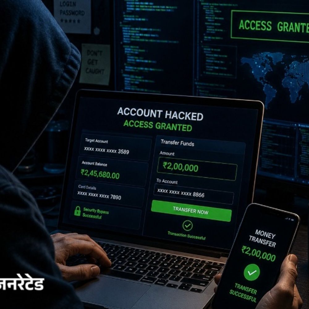 करनाल में मोबाइल हैक कर निकाले 2.58 लाख:अचानक अपलोड हुई संदिग्ध एप्लीकेशन, चार ट्रांजैक्शन में निकाले गए रुपए