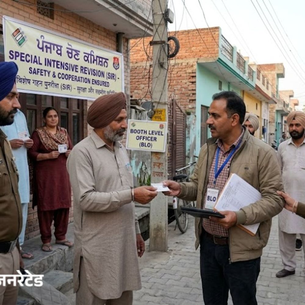 पंजाब में SIR में लगे BLO की सुरक्षा होगी मजबूत:पटियाला-बरनाला में गाली गलौच-दुर्व्यवहार के बाद फैसला; 2 एफआईआर दर्ज