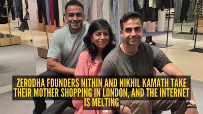 ‘My sons did amazing shopping for me’: Nithin and Nikhil Kamath’s sweet London outing with their mother is winning hearts