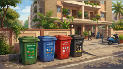 Four bins, zero clarity: Bengaluru residents seek answers on new waste rules | Bengaluru News