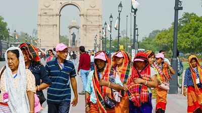 Humidity pushes Delhi’s ‘feels like’ temperature to 49.6°C, hottest July day in 2 Years | Delhi News