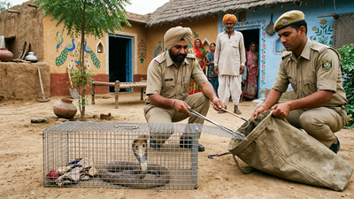 Rajasthan man’s rat trap catches cobra instead of a rodent; forest officials rescue snake: Case highlights why snakes enter homes and how to stay safe |