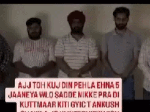 जालंधर शॉप पर फायरिंग में पीटे युवक से मांगी माफी:गैंगस्टर की धमकी के बाद खौफ में दुकानदारों , बोले- हम हाथ जोड़कर माफी मांगते