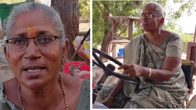 Shantaben Senghani Story: She turned tragedy into strength: The Gujarat woman who learned tractor driving at 40