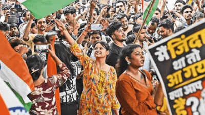 NEET protest: Merely because there is agitation, there cannot be lathicharge; says SC | Delhi News