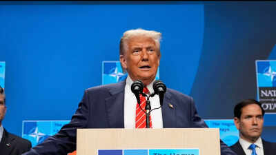 ‘Should be controlled by US, not Denmark’: Trump renews Greenland claim at Nato Summit