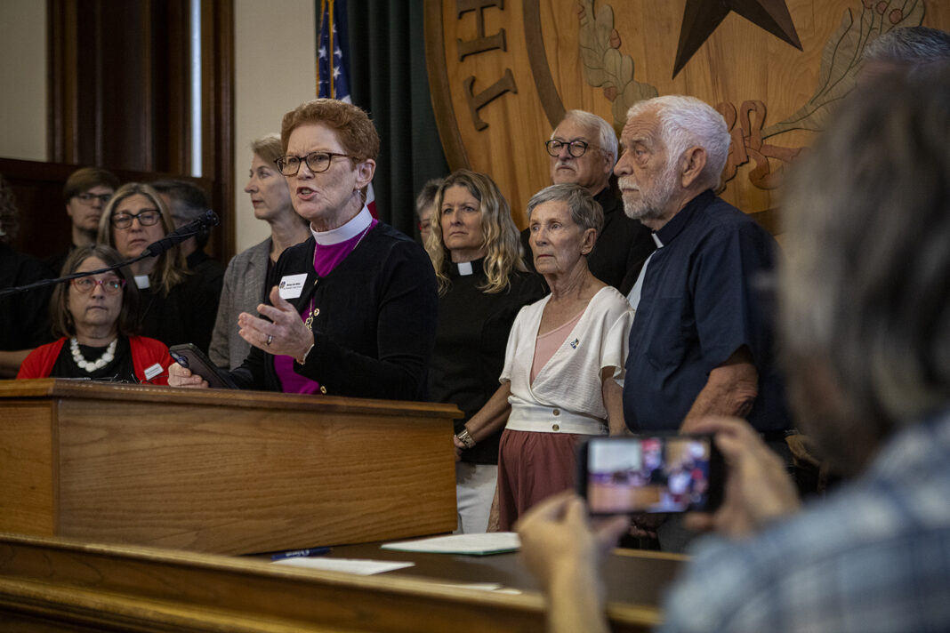 In Austin, Texas faith leaders condemn ICE killings