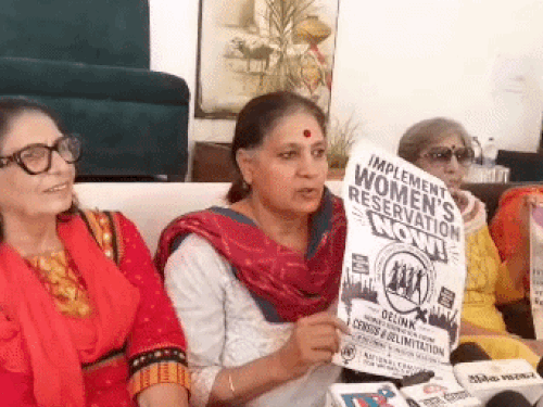 जंतर-मंतर पर धरने की AIDWA को नहीं मिली अनुमति:महिला आरक्षण लागू की मांग पर होना था प्रदर्शन; रोहतक में जगमति सांगवान बोलीं-अधिकारों का हनन