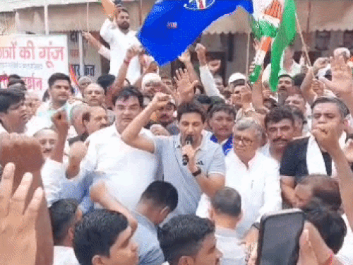 भाजपा सरकार के घमंड को तोड़ा, अभी करेंगे चकनाचूर:रोहतक में बोले सांसद दीपेंद्र हुड्डा: कांग्रेस ऑफिस का घेराव करने वाले महलों में छुपे
